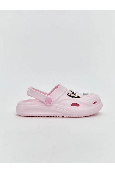 LC Waikiki Lcw Steps Pink Printed Beach Sandals for Girls