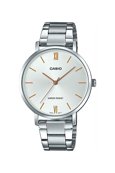 Casio Women's Wristwatch with Dial and Band Metallic Color 24 Months Guarantee
