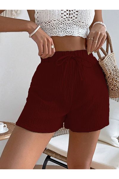 peelter Women's Waist Tie Wrap Shorts