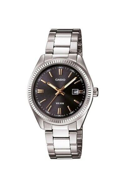 Casio Women's Wristwatch with Smoked Dial Smoked Band Metallic Color 24 Month...