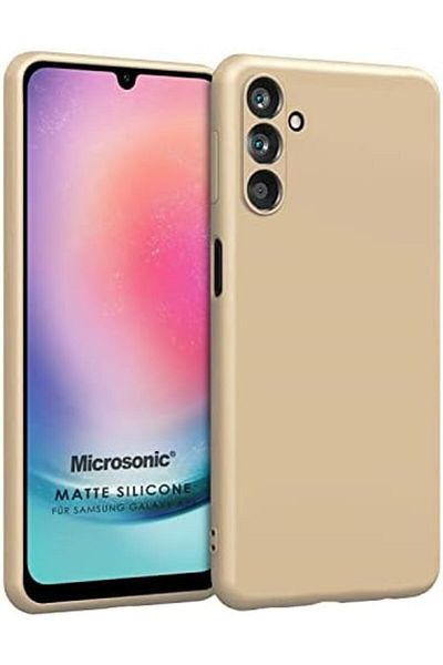 STOREMAX Matte Silicone Galaxy M14 for Case Gold [Case Compatible with Galaxy M14 - Gold] Trendbazaar 10