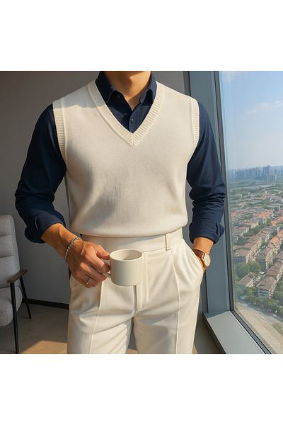 town walker Classic Men's Knitwear Sweater - Old Money Design