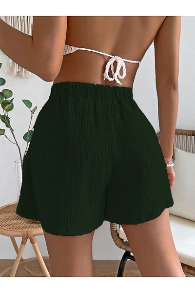 peelter Women's Waist Tie Wrap Shorts