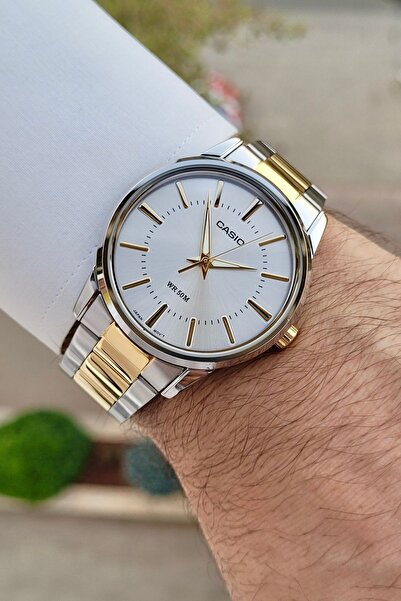 Casio Altın Metalik Renk 2 Yıl Garantili Erkek Kol Saati