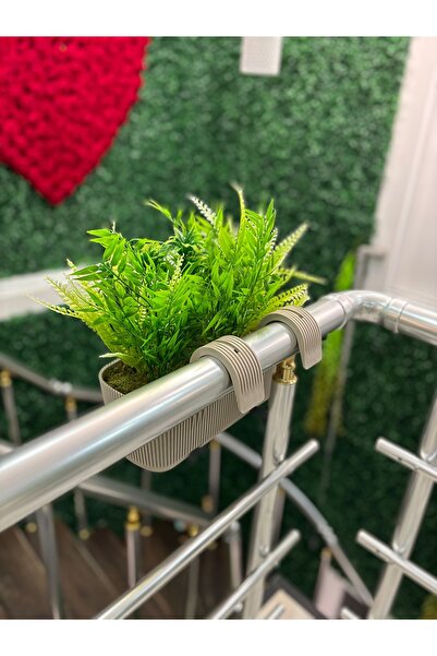 DDTREND Yapay Çiçek Ve Bitki Dahil Balkon Saksıda Aranjman Dekoratif Teras Çi...