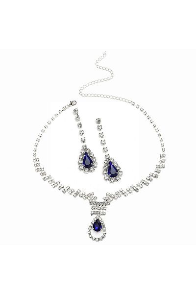 SIC MODA Fashion Blue Necklace and Earrings Set SIC MODA 5147