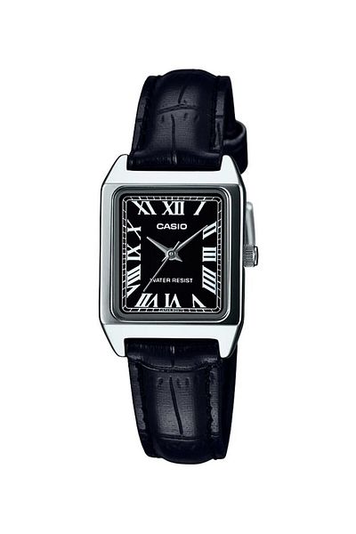 Casio Women's Wristwatch with Case Metallic Cord Black Color 24 Months Warranty
