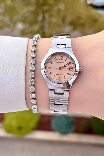 Casio Women's Wristwatch with Powder Cord and Metallic Color