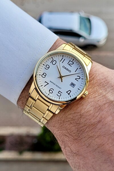 Casio Altın Renk 2 Yıl Garantili Erkek Kol Saati