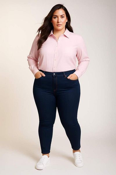 DeFacto Noul sezon Jegging cu talie înaltă, până la gleznă, pantaloni de bază drepti, cu picioare înguste