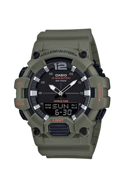 Casio Green Color Analog and Digital 2 Year Warranty Men Wrist Watch