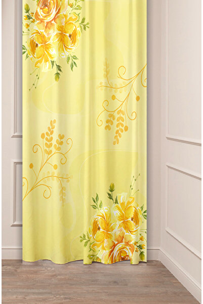 GREENDECOR Cortina de fundal în stil modern și elegant, cu model antic, cu fr...