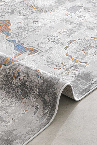 ARMİDA CONCEPT Nora Mavi Halı Modern Dokuma Halı Yumuşak Oturma Odası Salon Çocuk Odası Mutfak Halısı M0131