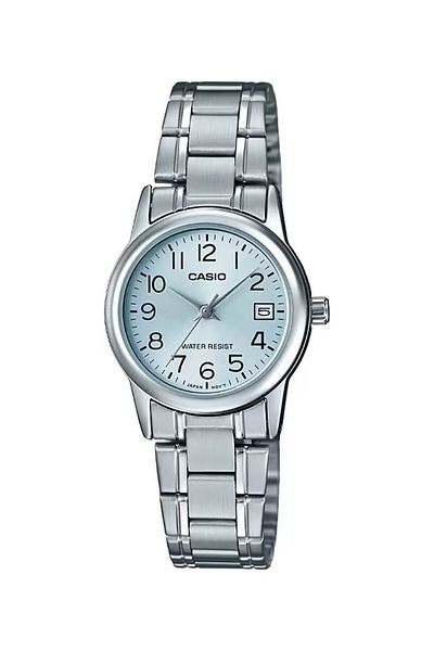 Casio Dial Blue Cord Metallic Color Women's Wristwatch
