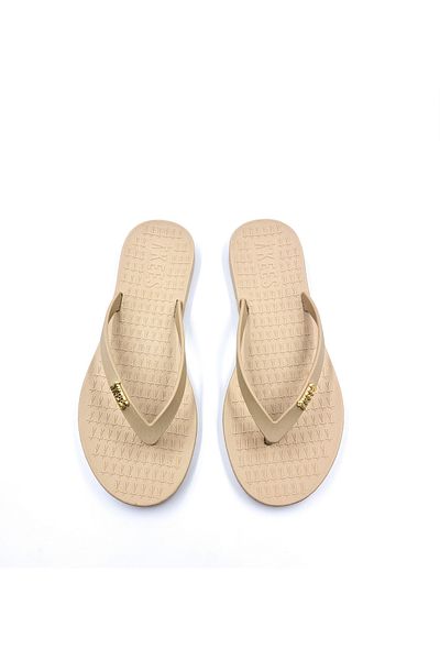 Tkees Cream Color Flip Flops Women's Flip Flops Beach Slippers