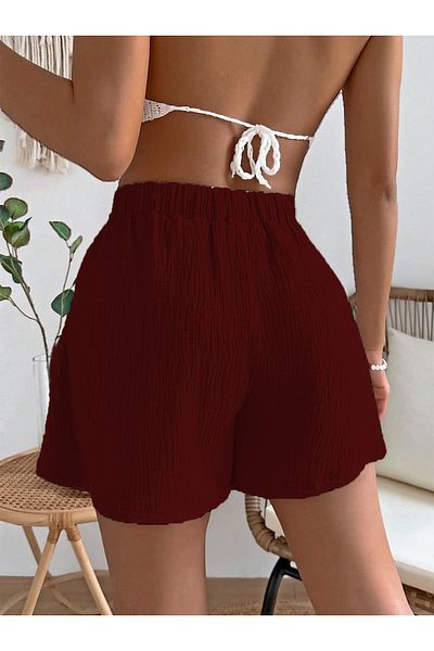 peelter Women's Waist Tie Wrap Shorts