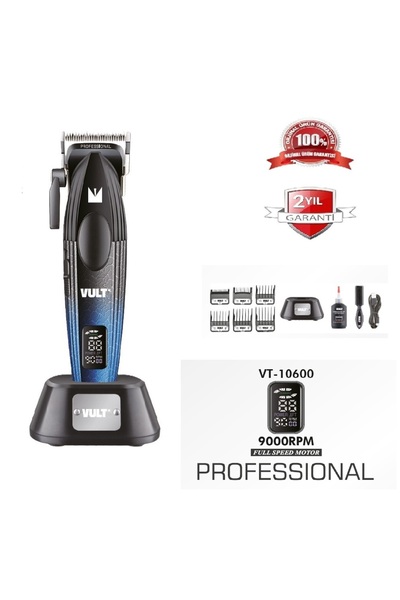 VULT VT-10600 Profesyonel Saç-Sakal tıraş makinesi (Yeni)
