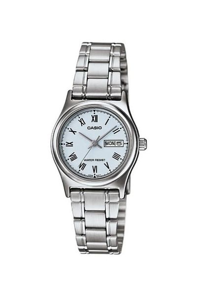 Casio Dial Blue Cord Metallic Color Women's Wristwatch