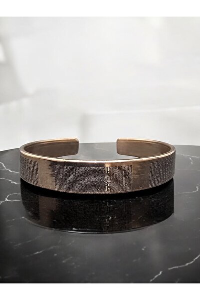 KT AKSESUAR Nas Felak Ayetel Kursi آية مكتوبة سوار من النحاس النقي قابل للتعد...