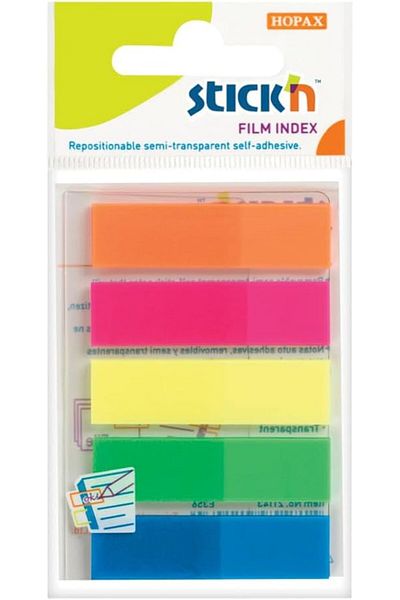 LUXE Indeksujace Samoprzylepne Mix 5 Kolorów Neon Lxshp 1055529
