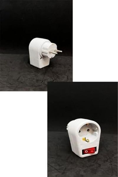 STOREMAX Sbl Gray Single Switch Plug Socket Sblshp 1064356