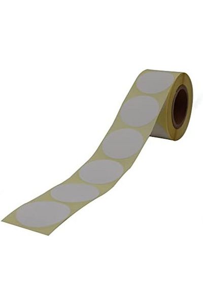 STOREMAX Ezg Labels , Ready to Go Fast Get Eco Thermal Label 50mm Diameter 500 Pieces in a Roll 40mm Kuka Diameter