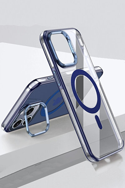 Joko غطاء ماج سيف لآيفون 15 برو من إس بي تي آر إن إس (100640) - أزرق داكن