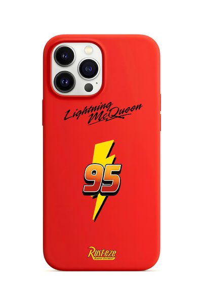 Dali Design حافظة حمراء متوافقة مع iPhone 16 Pro Max بتصميم MCQ