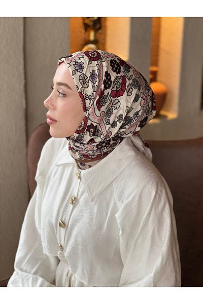 Modakaşmir Eșarfă din bumbac cu model Kay ra