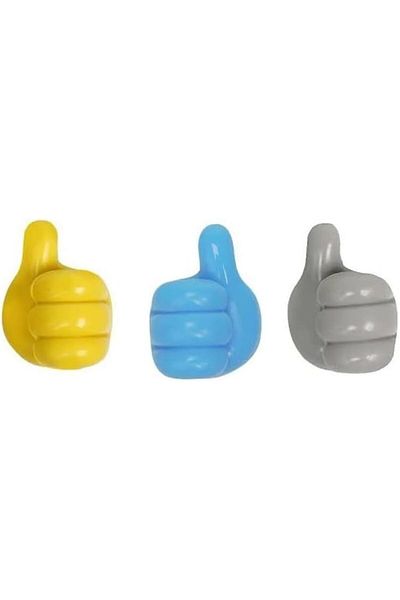 Mu Art Ahşap Concept Hand-Shaped Self-Adhesive Clip Cable Holder Cable Fixer Organizer Gatherer