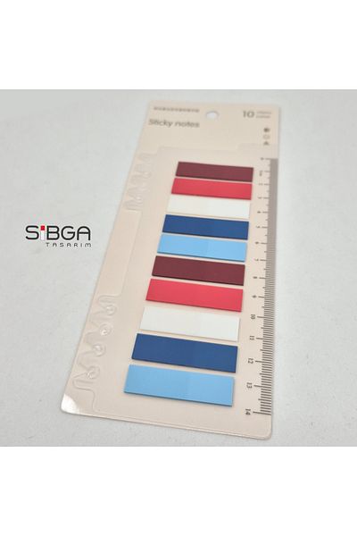 sibga tasarım Transparent Color. Book Marker Bookmark Sticker Note Paper 200 Sheets
