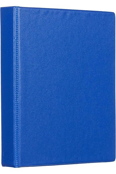 LUXE 218M.A Folder/File A5 Plastic Enquiry/Cari Account 3 cm Back 2 Rings D Mechanism in Box 12 Units