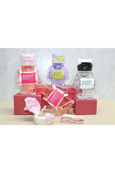 SOYİPO Cute 3D Patterned Water Bottle