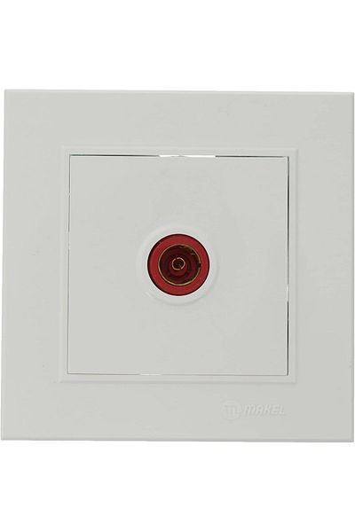 STOREMAX Sbl Tv-Antenna Socket (Pass-Through) 6Db. White Sblshp 1064356