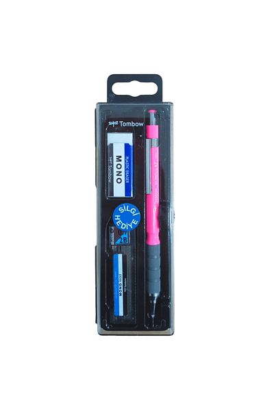 Tombow Versati̇l 07 Set Sh-300 Neon Pink Mono Min+Eraser