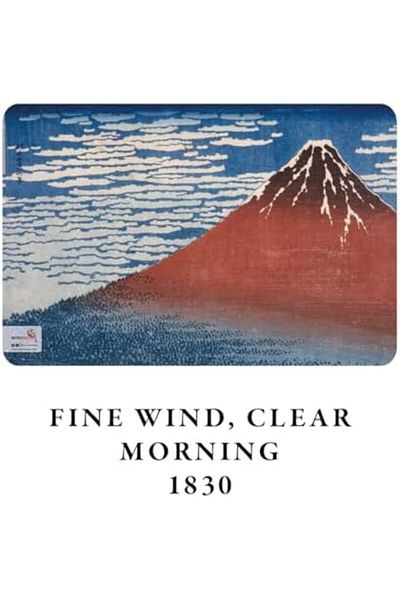 STOREMAX Sbl Mount Fuji Series Ii - A5, Hokusai 4-Note Notebook Set Ii, Unlined, Total 256 Pages, 6 Each
