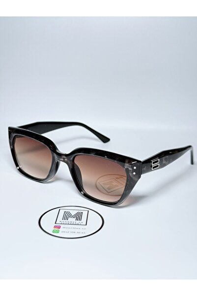 MOONMEE BELS PREMIUM - Unisex Güneş Gözlüğü Kahverengi UV400 Korumalı