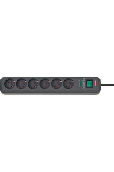 STOREMAX Sbl Eco Series 6-Plus Group Socket, High Voltage Protection (with Switch and 5 m Cable, Special
