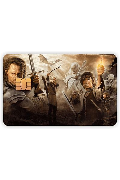 LUXE Accessory Lord of the Rings Card Skin Sticker Card Label Lxshp 1055529