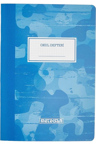 STOREMAX Sbl A4 Checkered School Notebook Blue Camouflage 60 Sheets Sblshp 1064356