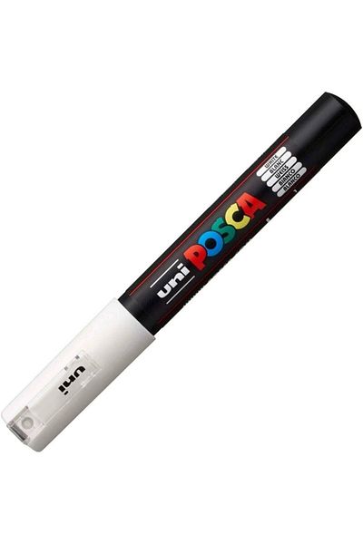 LUXE Posca Pc-1M Painting Marker 0.7 mm White Lxshp 1055529