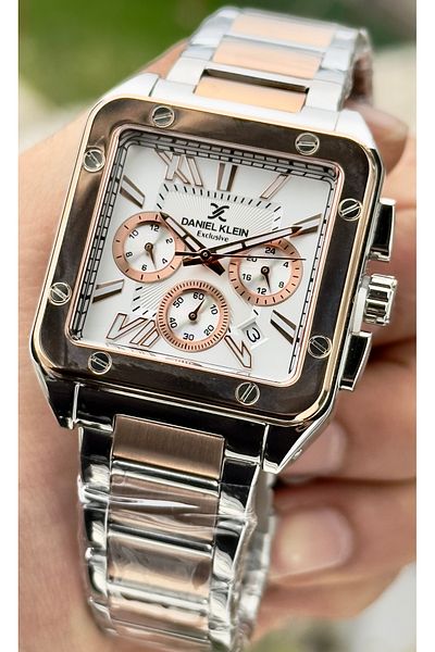 Daniel Klein Premium Men's Wristwatch 3 Atm Waterproof Stainless Steel Band