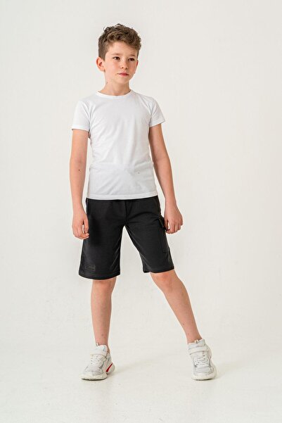 Mışıl Kids Ανδρικό σορτς με τσέπη Cargo Pocket Cover Lieve In Yourself