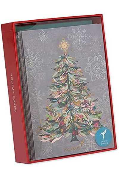 STOREMAX Sbl Cards Sonata Pastel Christmas Tree Von Papyrus 14Pk Sblshp 1064356