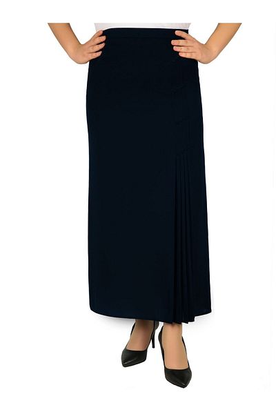 Butik Hijab Plus Size Δερμάτινη Λεπτομερής Φόδρα Πλισέ Πουέρτο Ρίκο Μητρική Φούστα