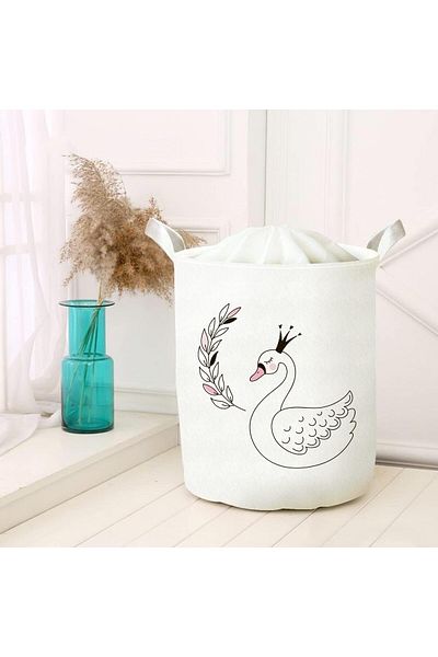 STOREMAX Ezg Amaçlı Toy Storage Box Dirty Laundry Picnic Basket Folding Organizer Felt Mode