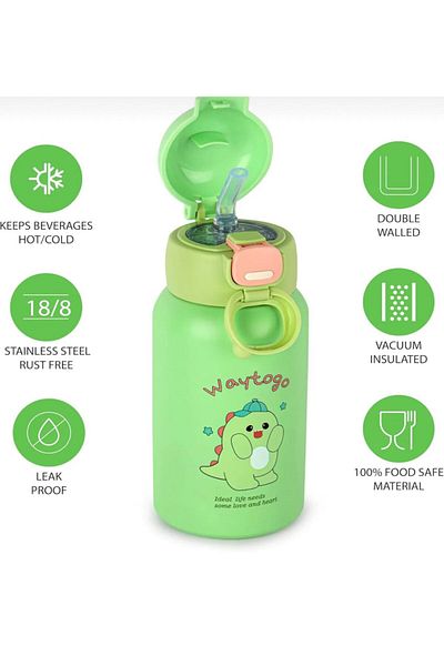 CNSZ Thermal - Double Layer - 12 Hours Insulation - 316 Steel Thermos Flask Water Bottle