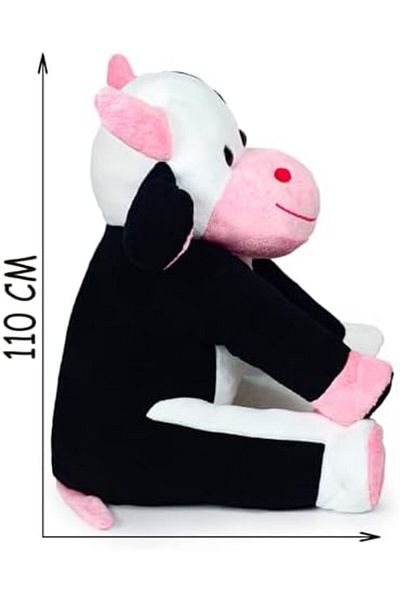 STOREMAX Ezg Toy Black Giant Cow,Plush Cow,Cute Cow,Milka,Fillable Plush Cow,Milka Pel