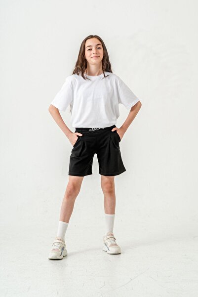 Mışıl Kids Κεντρική ζώνη κεντημένο κοριτσίστικο σορτς