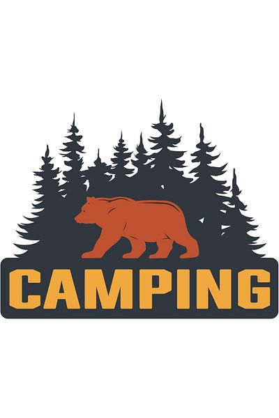 LUXE Accessory Off Road Camping Adventure Camping Sticker Offroad Bear Bear Sticker 10 X 8 cm Lxshp 1055529